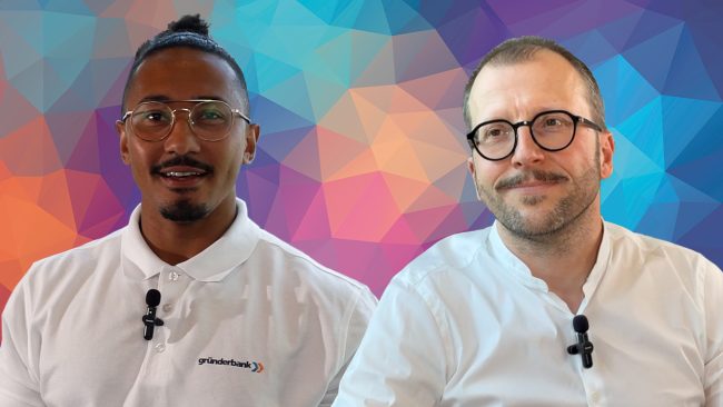 David Kojo Boahen und Prof. Dr. Michael Flad