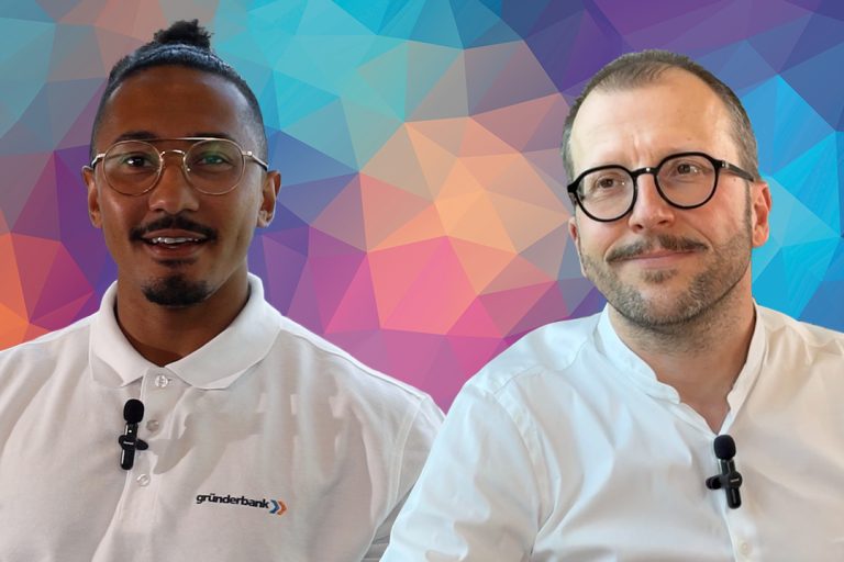 David Kojo Boahen und Prof. Dr. Michael Flad