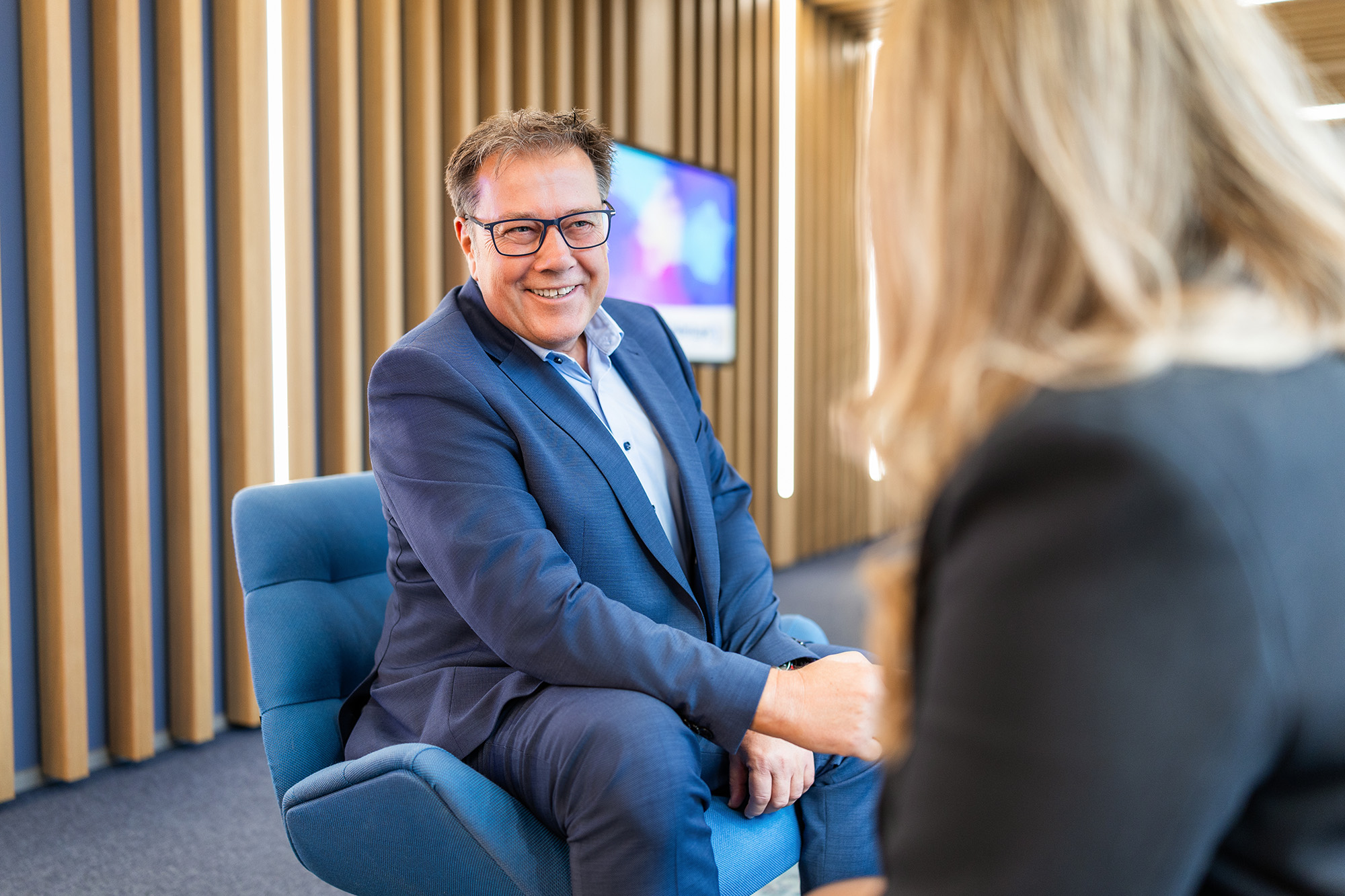 Helmut Leibner, Leiter der Gründerbank Stuttgart im Gespräch